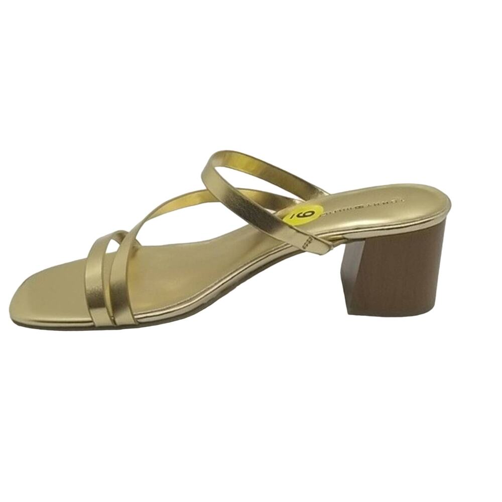 New Tommy Hilfiger Gold Olinda Sandals - Picture 3 of 5